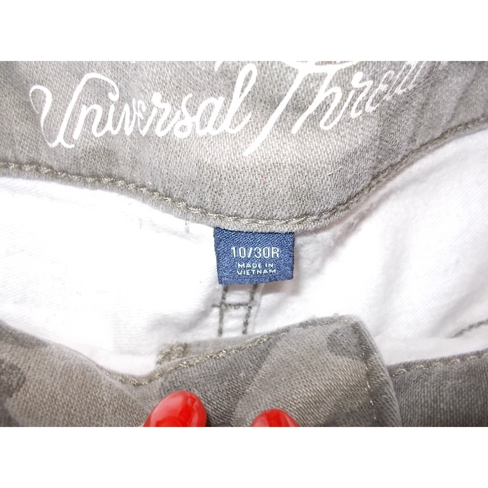 Universal Thread Womens Camo Skinny Jeans Grey Olive Camouflage Size 10/30R - Picture 4 of 6